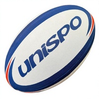 Ballon de rugby gonflable d'entraînement, entièrement cousu à la main, vessie en caoutchouc, écologique, avec grip durable, usage professionnel de haute qualité, taille 5