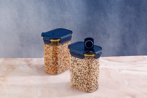 Transparent Food <b>Storage</b> Container with Clip-On Lid Airtight Moisture-Proof PP Plastic <b>Kitchen</b> Freshness Preservation <b>Jar</b> - Product Image 5