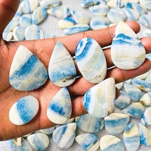Natural <b>Blue</b> Scheelite Loose Gemstone Cabochon, Polished Scheelite Gemstone, Wholesale Price Top Quality For Jewelry Making - Product Image 6