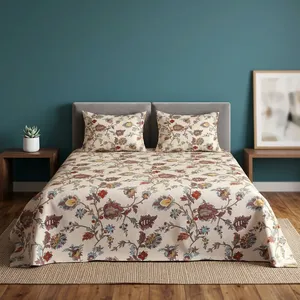 ผ้าปูที่นอนไมโครไฟเบอร์ 120 GSM 300 เส้นด้าย ความนุ่มพิเศษ สีขาวแดง ลายเรียบ ทันสมัย สำหรับตกแต่งห้องนอนอย่างหรูหรา ใช้ได้ทุกวัน - Product Image 3