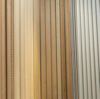 Plinthe de moulage EFS, longueur personnalisée, surface lisse, résistante à l'humidité et à la décomposition, design minimaliste, durable et écologique