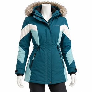 2026 <b>Womens</b> <b>Winter</b> Outdoor Jacket with Warm Lining Warm Coat with Cotton Filling - Product Image 2