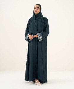 Abaya de style Dubaï pour femmes avec manches larges, matière de qualité supérieure, design fluide et détails sophistiqués pour des tenues élégantes au quotidien - Product Image 5