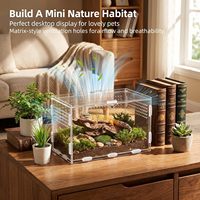 Terrariums en acrylique multi-tailles pour araignées, boîtes d'exposition en acrylique pour reptiles, enclos en acrylique pour tarantules