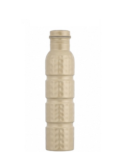 ขวดน้ำดีไซน์ลายตอก พร้อมขวดน้ำโลหะทองแดงเคลือบนิกเกิล - Product Image 5