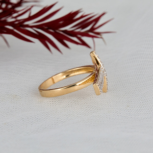 Luxury Moissanite Diamond Cross <b>Ring</b> 18K Yellow Gold 3.5mm Band Width VVS Clarity Religious <b>Statement</b> <b>Ring</b> for Jewelry Stock - Product Image 4