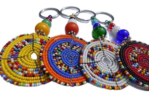 Luxe fantaisie à la mode à la mode clé USB porte-clés classique nouveau Design multicolore perlé broderie pour vélo sac voiture sac à main cadeau - Product Image 4