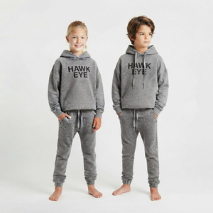 Conjunto de Sudadera con Capucha y Pantalones Jogger para Niños Unisex, Estilo Acid Wash, Corte Holgado, Colores Modernos, Proveedor de Ropa Personalizada - Product Image 4