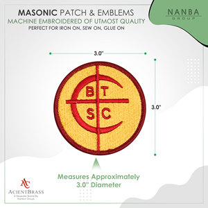 Best Quality Custom Iron-On Embroidered Canvas Patch BTSC Crusaders for Hat Apparel Gifts - Product Image 3