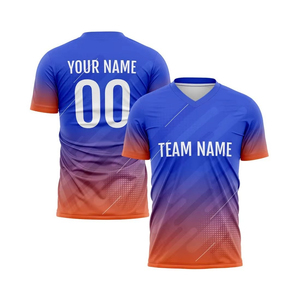 Conjunto de Uniforme de Fútbol Personalizado para Hombre, Camiseta y Pantalones Cortos, Secado Rápido, Transpirable, Ropa Deportiva para Entrenamiento de Equipo, Proveedor Mayorista OEM - Product Image 4