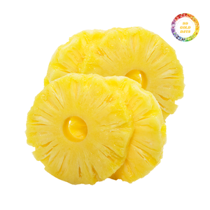 Cubos de piña congelados, dulces trozos de fruta tropical, listos para batidos, jugos, helados, postres, ingredientes, empaque a granel - Product Image 1