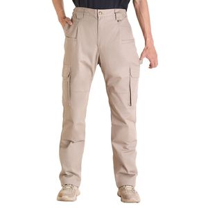XXL taglia kaki pantaloni Cargo anti-fiamma da uomo Multi-tasche abbigliamento di sicurezza FR pantaloni - Product Image 1