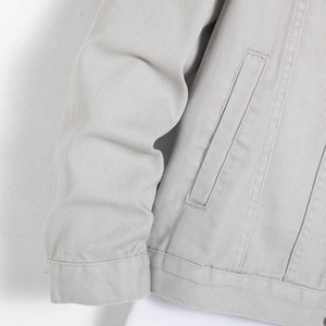 OEM Mens Denim Jean <b>Jacket</b> Casual Outwear Fall <b>Jacket</b> Denim Button up Coat Oversize Denim <b>Jacket</b> for Men acidwash fashion casual - Product Image 5
