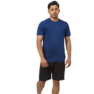 T-shirt de course à compression de haute qualité pour hommes, logo personnalisé, vêtements de sport pour la musculation et la gym - Product Image 2