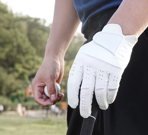 Guantes de Golf para Hombre, para Mano Izquierda y Derecha, Suaves, Transpirables, de Piel de Oveja Pura, Antideslizantes, con Textura Granulada - Product Image 2
