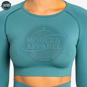 Oem & Odm Fitness Running Athletic Yoga Suits 2pcs Women's Yoga Leggings Set Woman Yoga Wear Custom Logo - Product Image 2