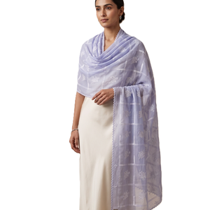AHE Venta al por Mayor, Chal Islámico Estilo Dubái de Algodón Voile Dorado Floral, Bordado con Pedrería, Ligero, Transpirable y Suave, Hiyab para Uso Diario - Product Image 1