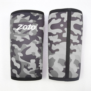 Custom Print Multi-Color Powerlifting Neoprene <b>Knee</b> Sleeves Low MOQ Weightlifting Compression Brace Factory Supplier - Product Image 3