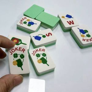 Oferta Relámpago: Juego de Mahjong Flotante de Lujo, Disponible en Stock, Fichas Acrílicas Resistentes al Agua, Patas Metálicas Plegables, Estilo Casino - Product Image 2