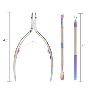Pousse-cuticules et coupe-cuticules professionnels en acier inoxydable sur mesure pour manucure de précision – Vente en gros - Product Image 1