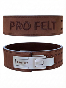 Ceinture de musculation robuste et respirante en cuir avec boucle à levier, réglable, pour entraînement intensif et compression - Product Image 3