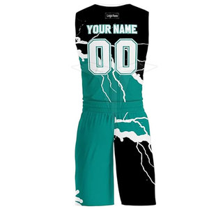 Vêtements de sport respirants en polyester, uniforme de basketball personnalisé, dernière tendance, haute qualité, vente chaude - Product Image 3
