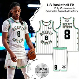 Conjunto de Uniforme de Baloncesto Personalizado, Reversible, Sublimado, Transpirable, de Malla, para Club o Equipo, Fabricación OEM - Product Image 1