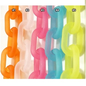 New Colour Look Customization <b>resin</b> Chain links very big size and <b>clear</b> colors multi colors <b>resin</b> big links available - Product Image 2