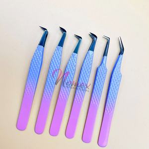 Pince à épiler en acier inoxydable de haute qualité, pointes lisses ou dentelées, préhension accrue, conception de logo personnalisé pour outils de beauté et de soins personnels - Product Image 2