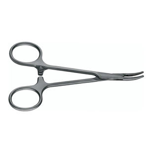 Pinzas Hemostáticas Curvas y Rectas de 5.5 Pulgadas, Color Negro, Pinzas de Acero Inoxidable con Certificación CE de Grip Surgical - Product Image 4