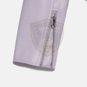 แจ็คเก็ตหนังแบรนด์ส่วนตัว เกรดพรีเมียม วัสดุทนทาน แจ็คเก็ตหนัง MOQ ต่ำ - Product Image 4