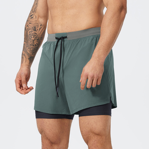 Shorts de sport décontractés pour hommes, en toile respirante, coupe haute, coupe-vent, séchage rapide, pour l'été, style hip-hop, personnalisables, vente en gros - Product Image 4