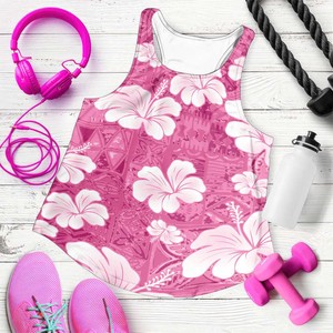 Women's Floral Pattern Tank <b>Top</b> Scoop Neck Breathable Knitted Polyester Casual Style Regular Length Digital Printed Ribbons - Product Image 5