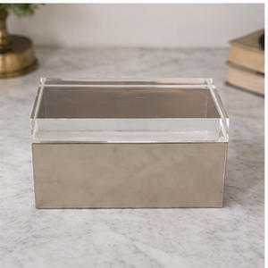 Plateau de rangement rectangulaire en marbre, design minimaliste, durable, pour décoration de table intérieure, utilisation dans le salon - Product Image 3