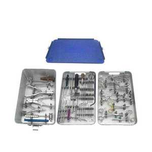 Kit d'instruments chirurgicaux vétérinaires pour plaques orthopédiques, en acier inoxydable, pour la chirurgie osseuse animale, instruments de base - Product Image 2