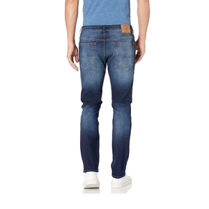 High Quality Mid Waist Straight Mens <b>Jeans</b> <b>Soft</b> Cotton Spandex Denim Pants for Men Wholesale - Product Image 6