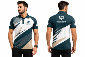 เสื้อฟลีซผู้ชายแบบสั่งทำพิเศษ พิมพ์ลายแบบซับลิเมชั่น แห้งเร็ว ผลิตจากโพลีเอสเตอร์ เหมาะสำหรับทีมกอล์ฟ ชุดยูนิฟอร์มบริษัท ชุดกีฬา สกรีนโลโก้ได้ - Product Image 4