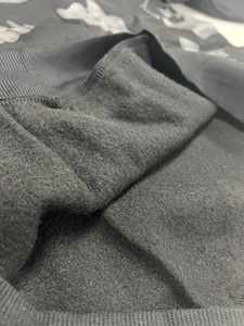 Black Wash Sun Faded Hoodies Cropped Distressed Embroidered Patches Hoodie Blank Custom Distressed Hoodies FOR <b>MEN</b> - Product Image 3