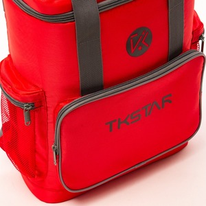 Red multifunctional insulated <b>backpack</b> simple refrigerated bag large capacity picnic bag meal delivery bag - Product Image 3