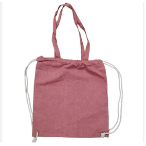 Canvas Recycled Cotton Tote <b>Backpack</b> Bag | Convertible Shoulder <b>Backpack</b> Design | Daily Reusable Carry Utility Bag for Travel - Product Image 1