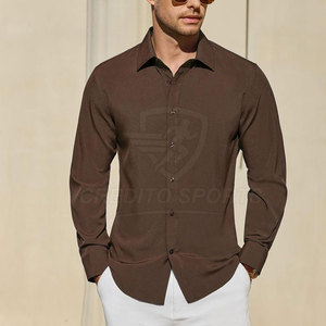 Camisas Clásicas Casuales de Algodón para Hombre, Camisa de Algodón con Botones, Mezcla de Algodón Suave, Ajuste Cómodo, Estilo Diario - Product Image 2