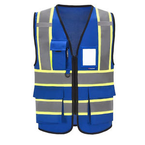 Chaleco de Seguridad Protector para Exteriores, con Cinta Reflectante, Bolsillo y Cremallera, el Mejor Chaleco de Seguridad para el Trabajo - Product Image 2