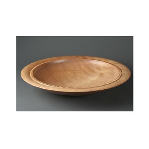Bol rond en bois naturel pour servir des fruits frais, des salades, des pâtes, du riz, du pain, des collations et pour les réunions de famille - Product Image 1