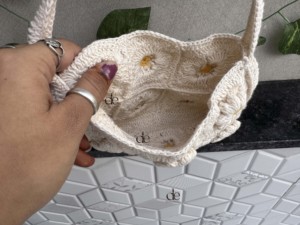 Nouveau Sac de Plage Carré en Paille Tressée Façon Crochet, Style Bohème, Fait Main, Design Unique et Élégant pour Femme - Product Image 6