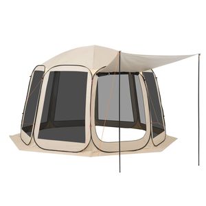 Tenda a Schermo Portatile Pop-Up 12 x 11 Piedi per 10-12 Persone, Tettoia a Doppio Strato con Borsa per il Trasporto - Product Image 1
