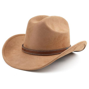 Sombrero de Vaquero Unisex de Cuero Gris con Rayas, Ala Ancha de 56-58 cm, para Primavera, Otoño, Playa, Aire Libre, Casual, para Adultos 2026 - Product Image 5