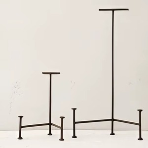 Iron Geometric <b>Easel</b> Stand Minimalist Home Decor Floor Mount Durable Living Room Display - Product Image 5