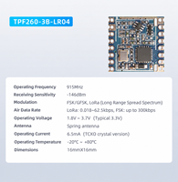 Module LoRa Sub GHz SX1262 868 MHz 915 MHz Émetteur-récepteur sans fil