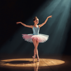 Falda de Ballet para Práctica de Danza, Tutú de Chifón para Entrenamiento - Product Image 4