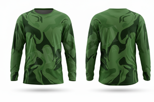 Jersey Deportivo de Motocross de Manga Larga con Camuflaje de Primera Calidad, Secado Rápido, Ligero y de Alto Rendimiento - Product Image 5